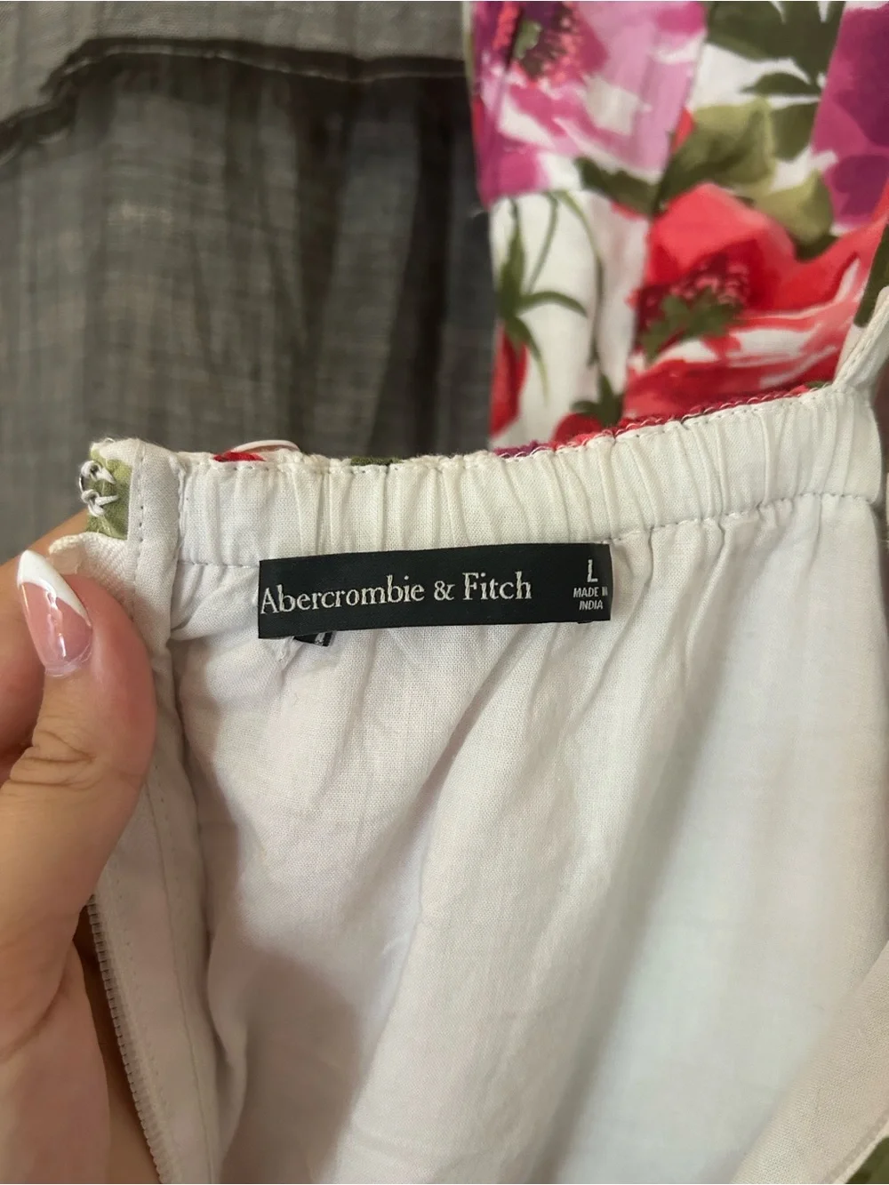 Abercrombie & Fitch sleeveless tiered